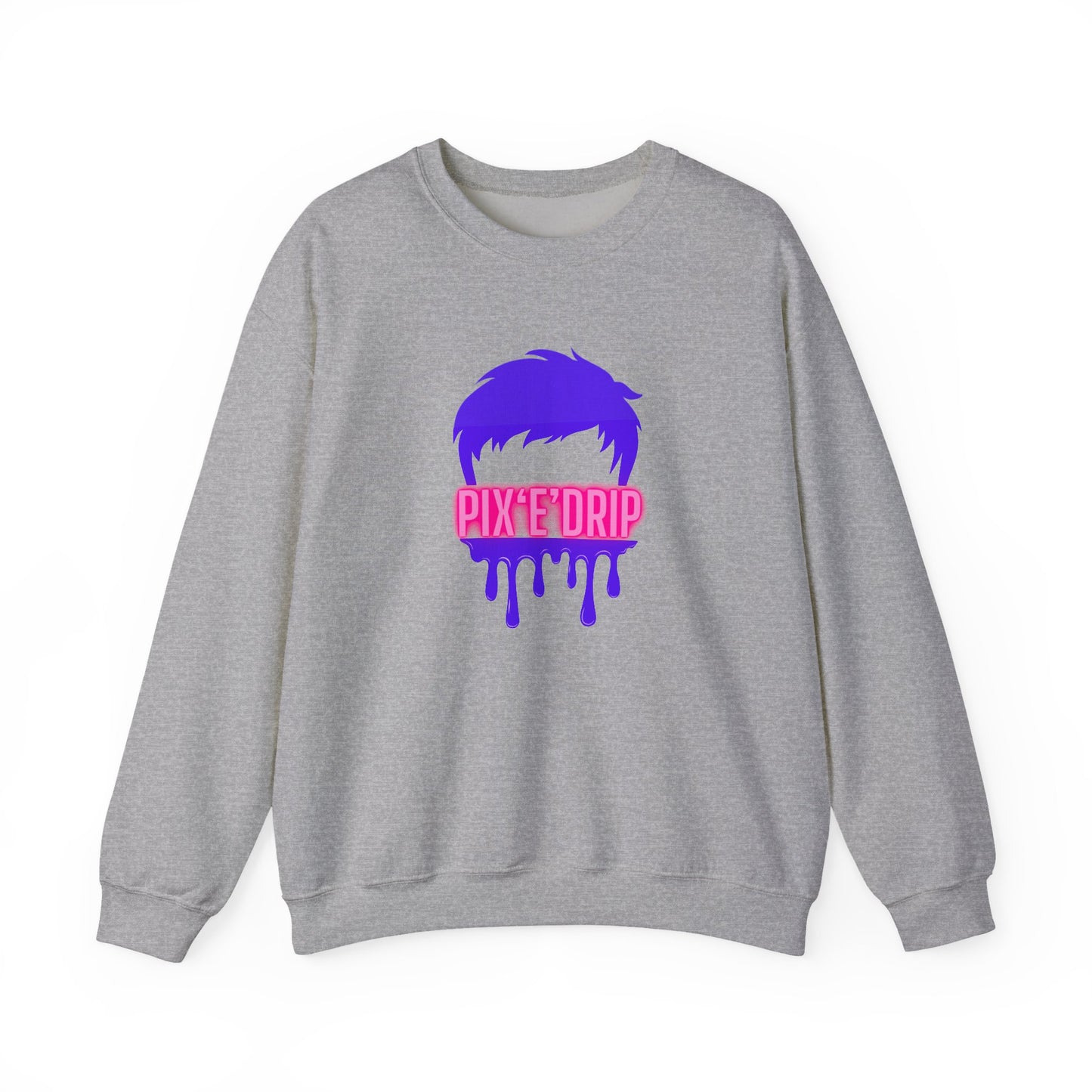 Pix ‘E’ Drip  Unisex Heavy Blend™ Crewneck Sweatshirt