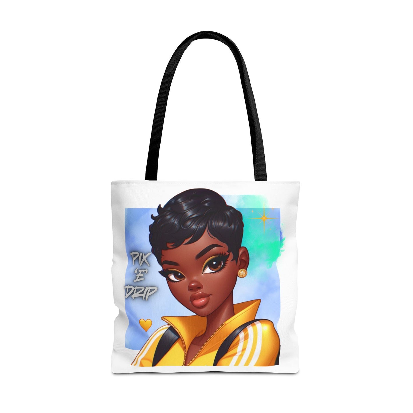 Pix ‘E’ Drip Unisex Tote Bag