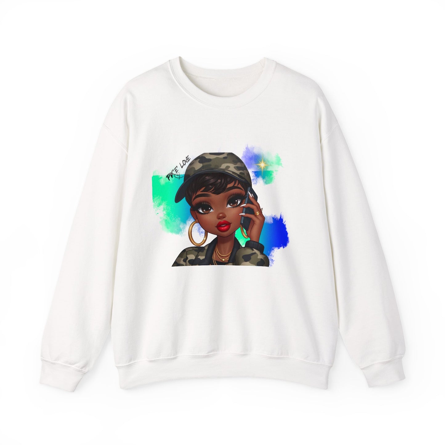 Pix ‘E’ Love Unisex Heavy Blend™ Crewneck Sweatshirt