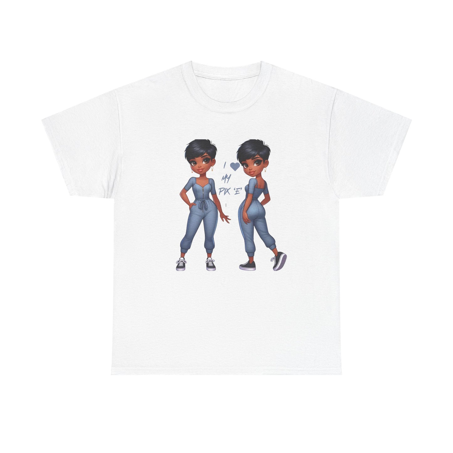 I Love My Pix 'E’ Unisex Heavy Cotton Tee