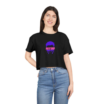 Pix ‘E’ Drip Unisex Crop Tee