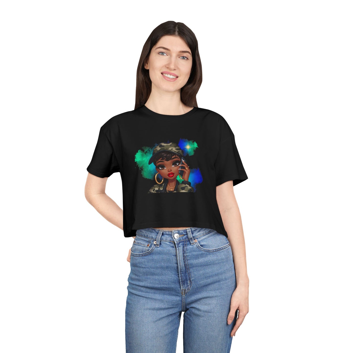 Pix ‘E’ Love Unisex Crop Tee