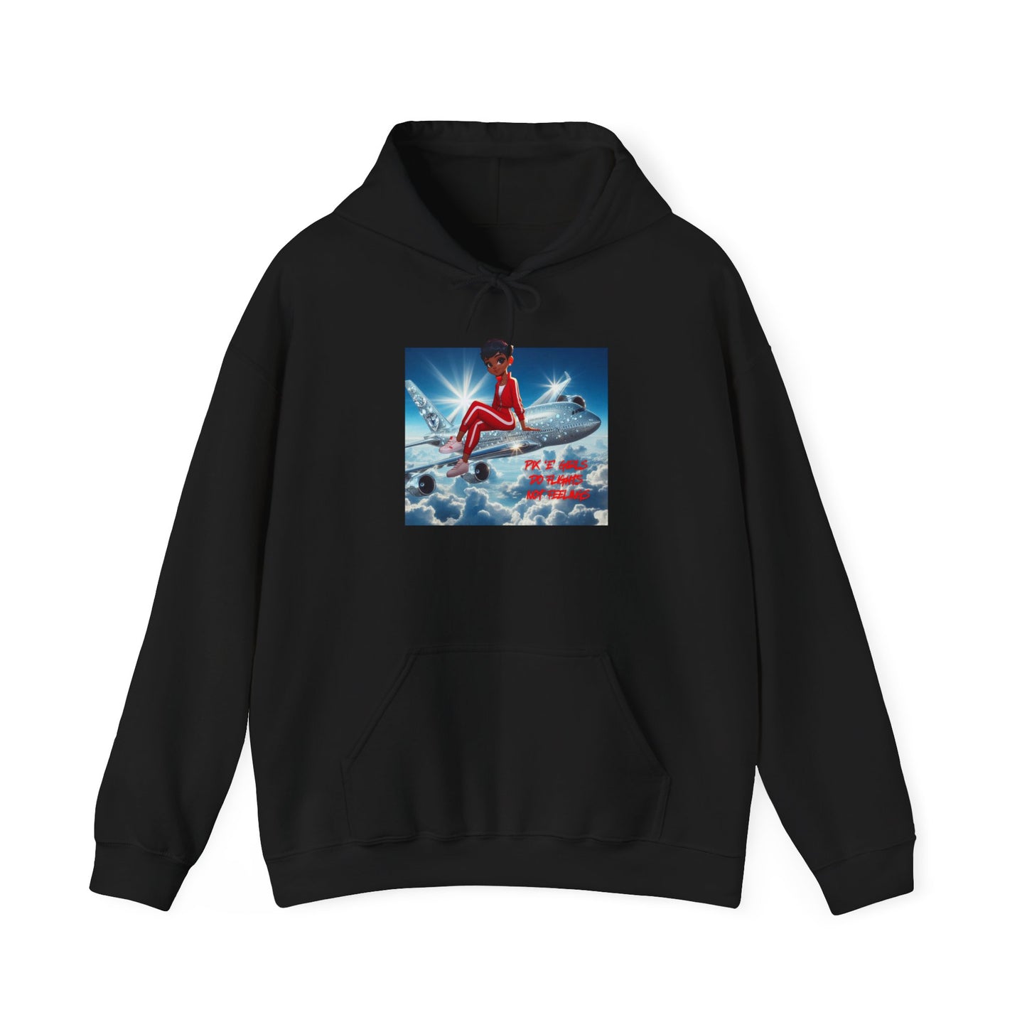 Pix 'E’ Girls Do Flights Not Feelings Unisex Hoodie