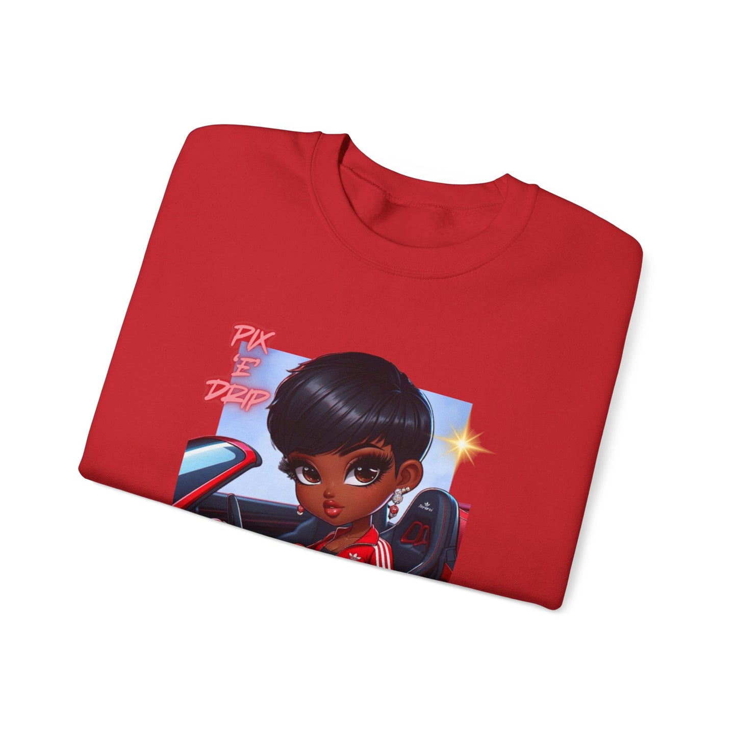 Pix ‘E’ Drip Unisex Heavy Blend™ Crewneck Sweatshirt