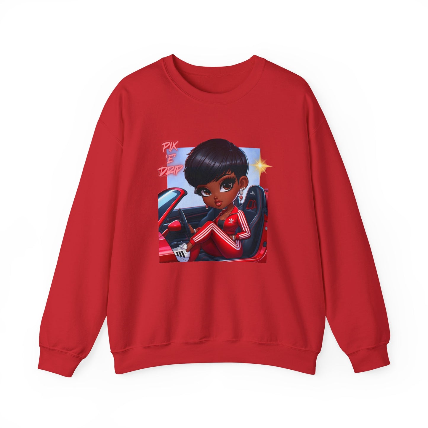 Pix ‘E’ Drip Unisex Heavy Blend™ Crewneck Sweatshirt