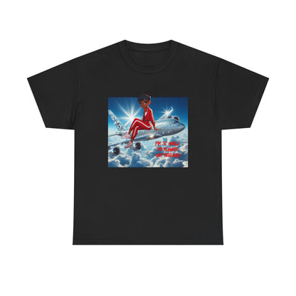 Pix’E’ Girls Do Flights Not Feelings Unisex Heavy Cotton Tee