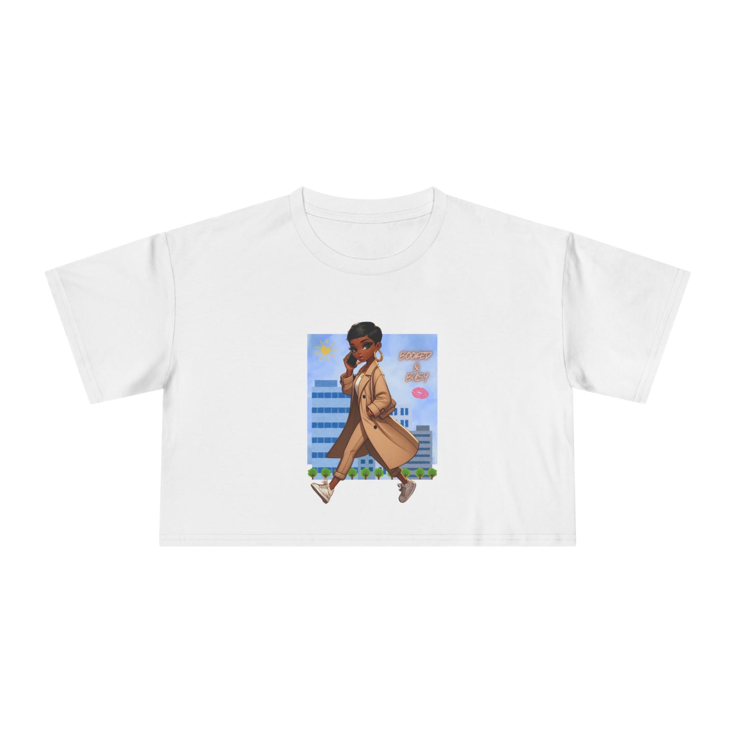 Booked & Busy Unisex Crop Tee