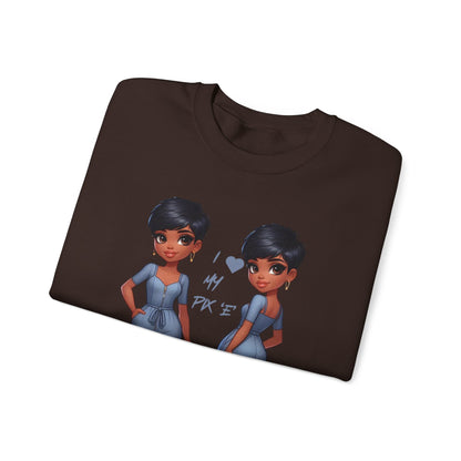 I Love My Pix 'E’ Unisex Heavy Blend™ Crewneck Sweatshirt
