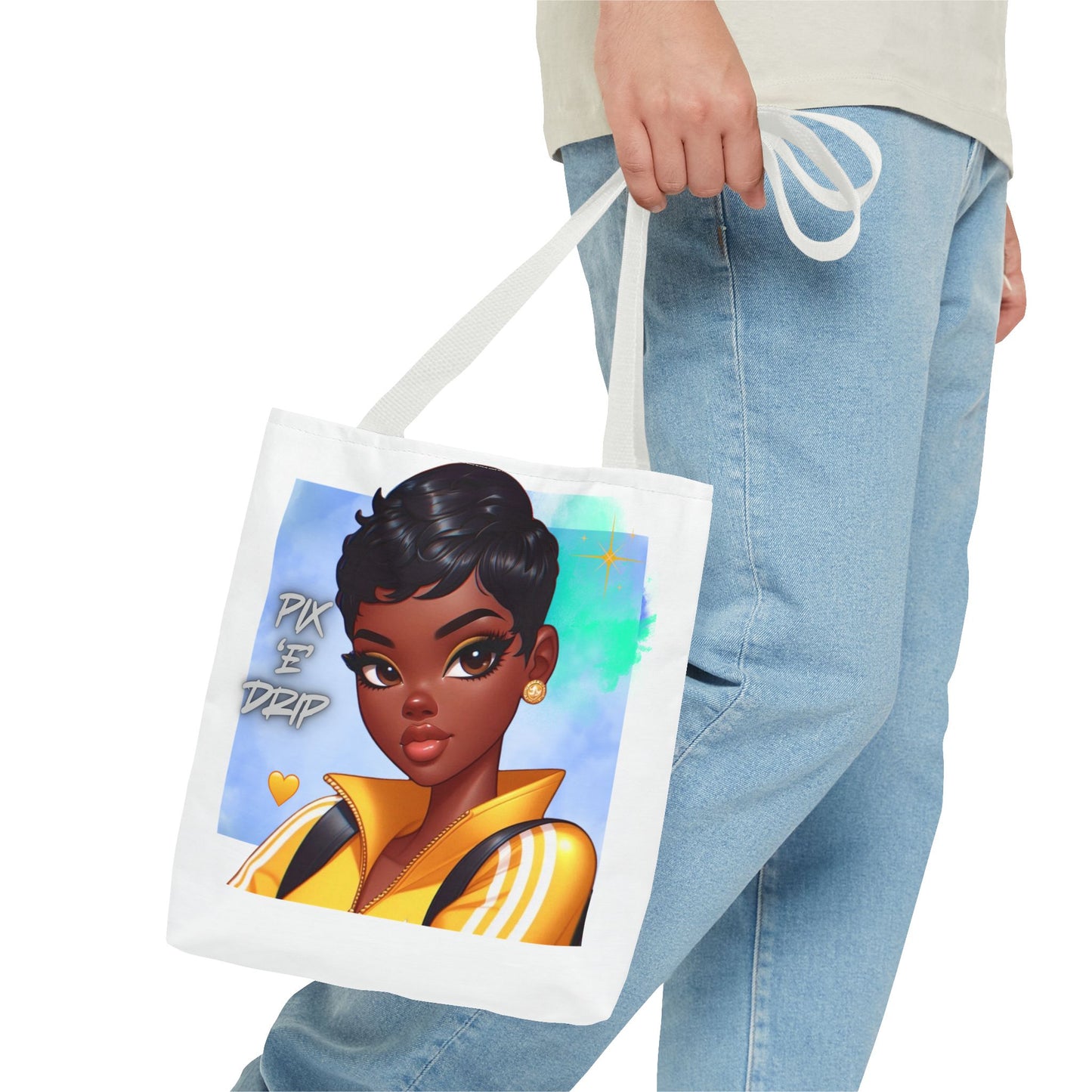 Pix ‘E’ Drip Unisex Tote Bag