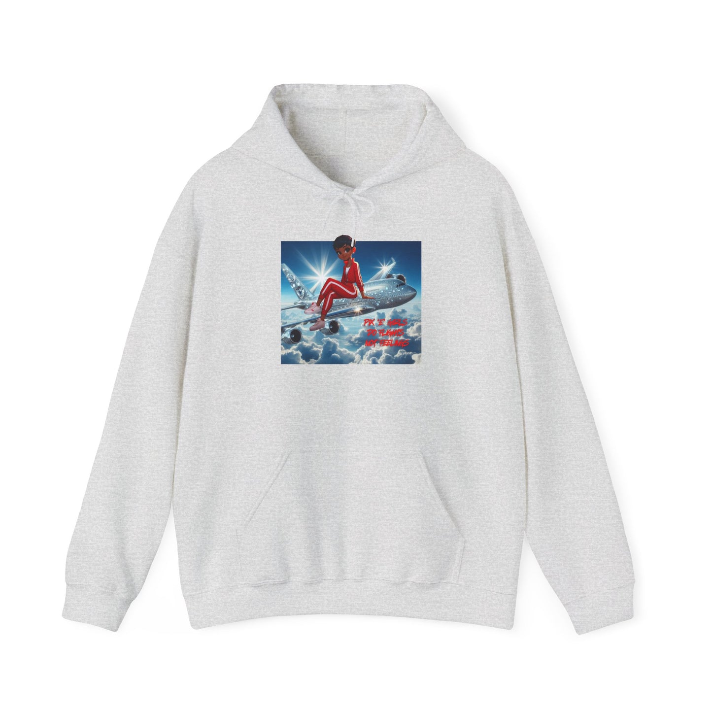 Pix 'E’ Girls Do Flights Not Feelings Unisex Hoodie