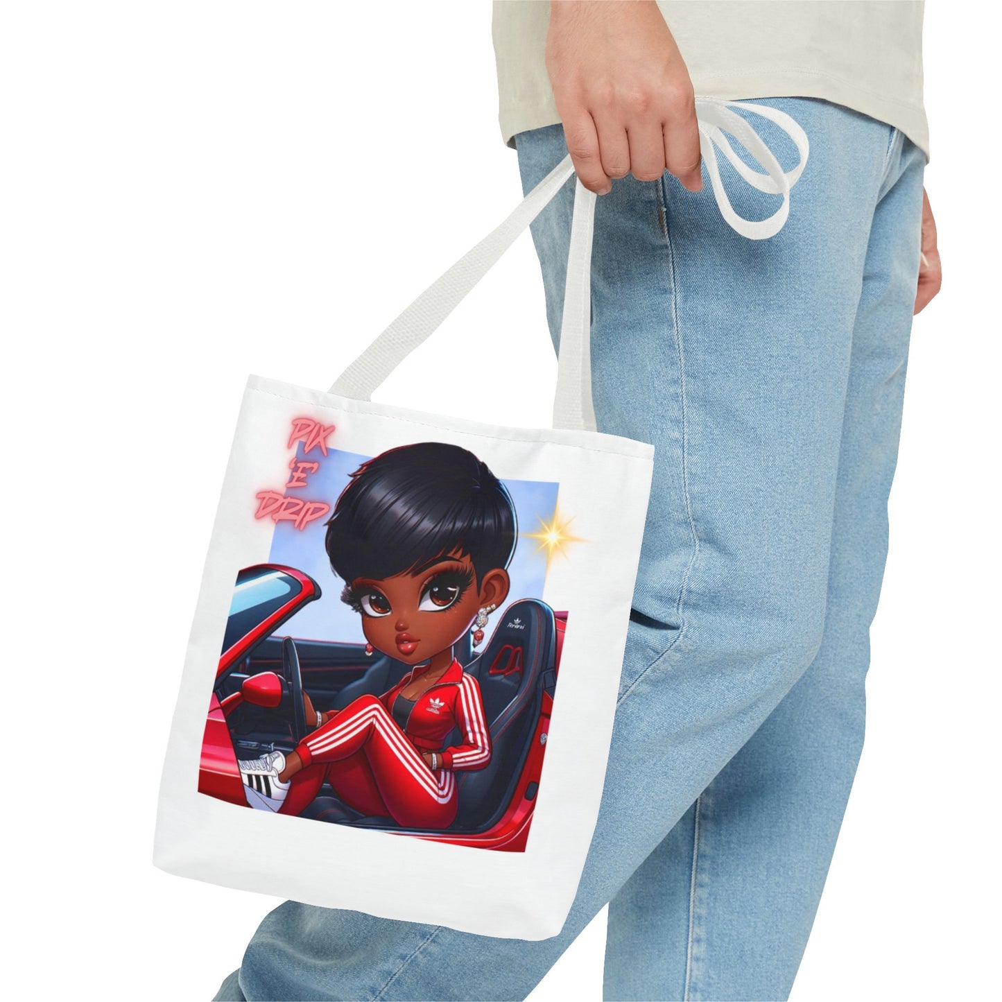 Pix ‘E’ Drip Unisex Tote Bag