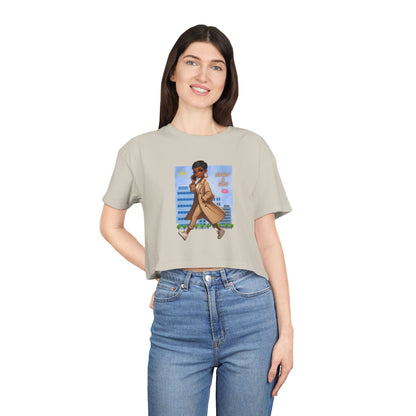Booked & Busy Unisex Crop Tee