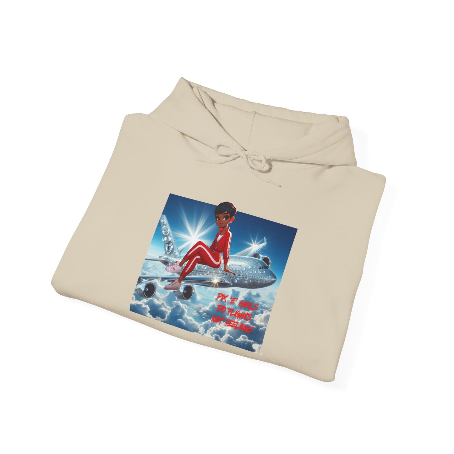 Pix 'E’ Girls Do Flights Not Feelings Unisex Hoodie