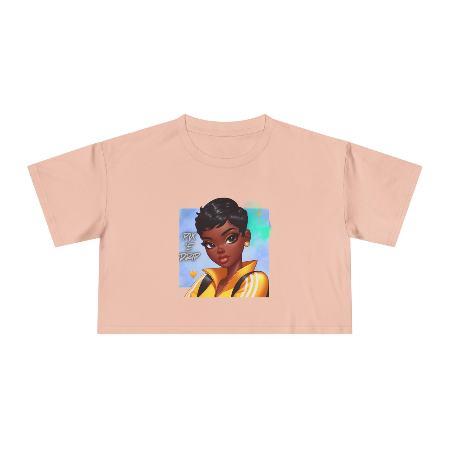 Pix ‘E’ Drip Unisex Crop Tee