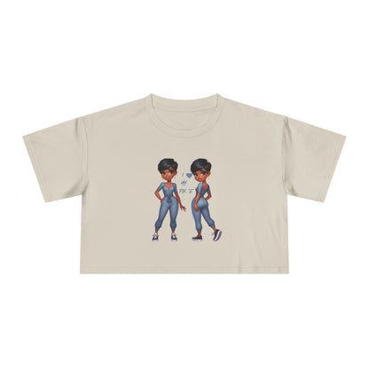 I Love My Pix 'E’ Unisex Crop Tee