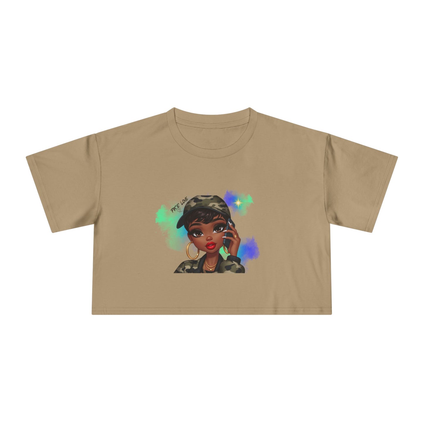 Pix ‘E’ Love Unisex Crop Tee