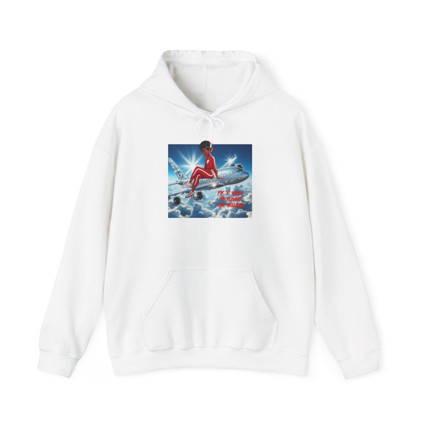 Pix 'E’ Girls Do Flights Not Feelings Unisex Hoodie