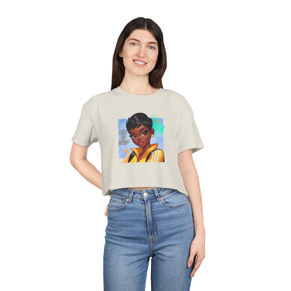 Pix ‘E’ Drip Unisex Crop Tee