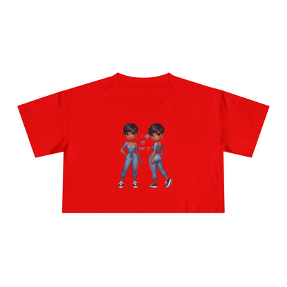 I Love My Pix 'E’ Unisex Crop Tee