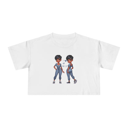 I Love My Pix 'E’ Unisex Crop Tee