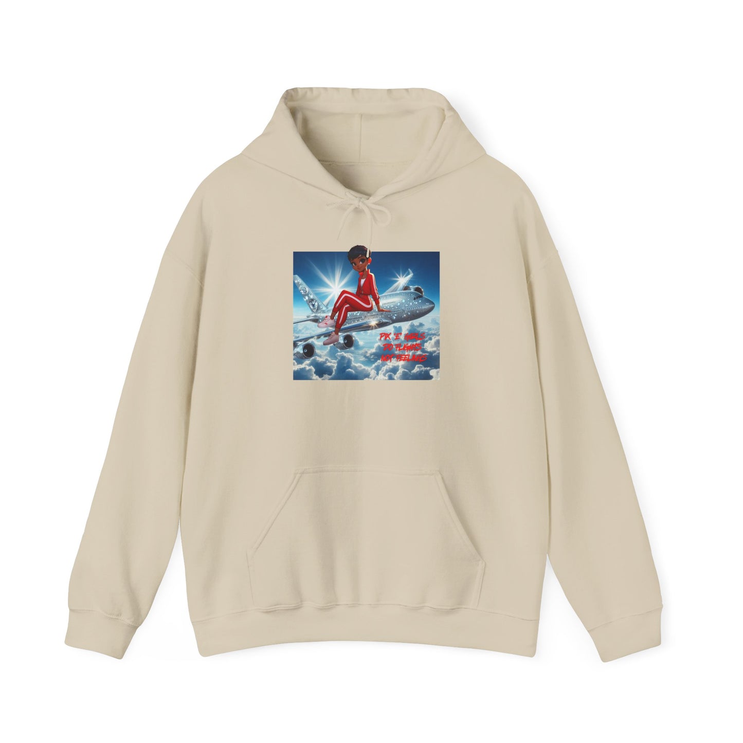 Pix 'E’ Girls Do Flights Not Feelings Unisex Hoodie