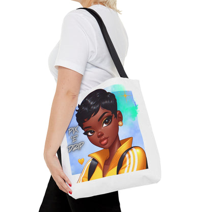 Pix ‘E’ Drip Unisex Tote Bag