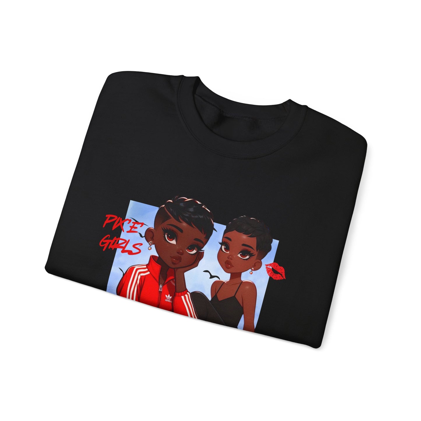 Pix ‘E’ Girls Unisex Heavy Blend™ Crewneck Sweatshirt