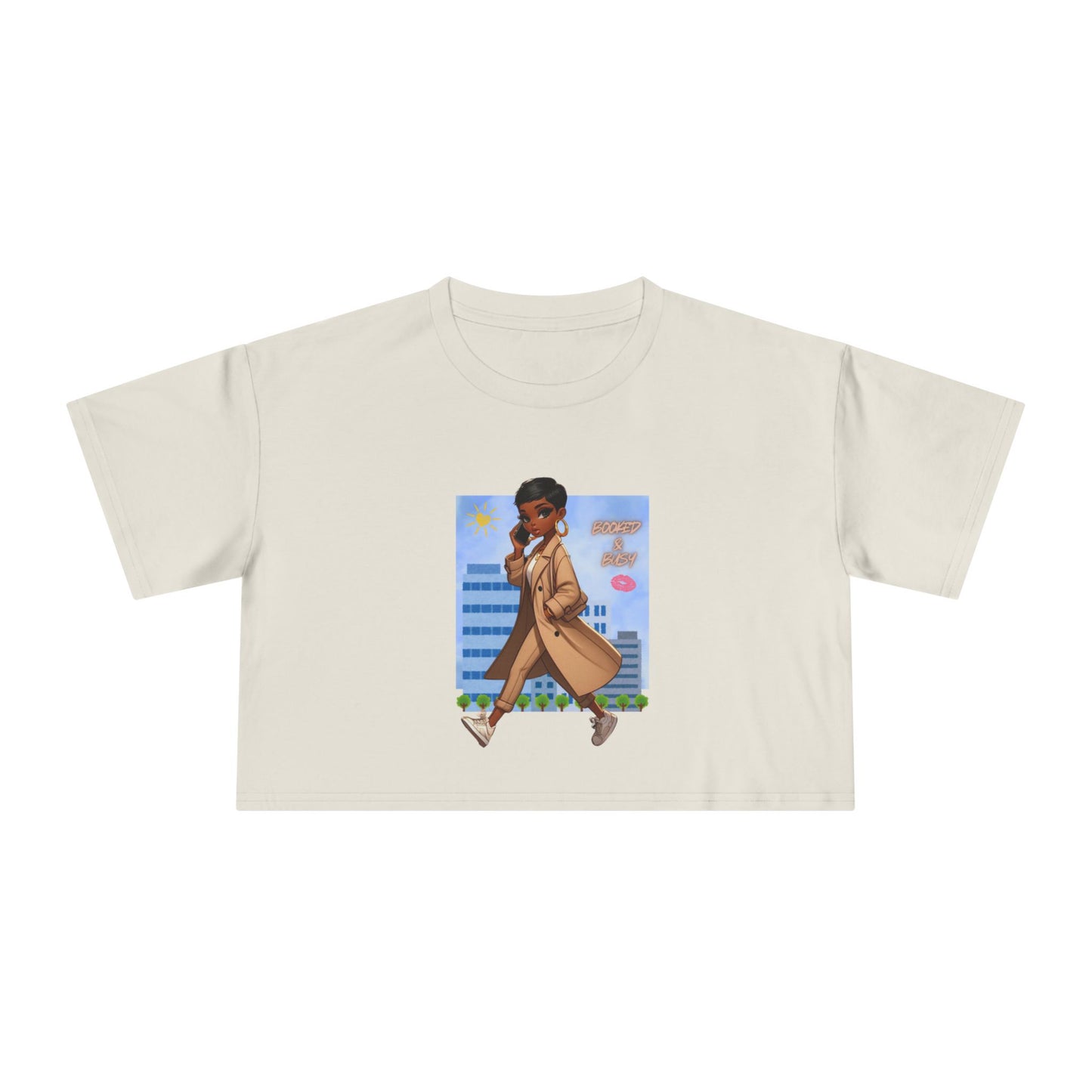 Booked & Busy Unisex Crop Tee