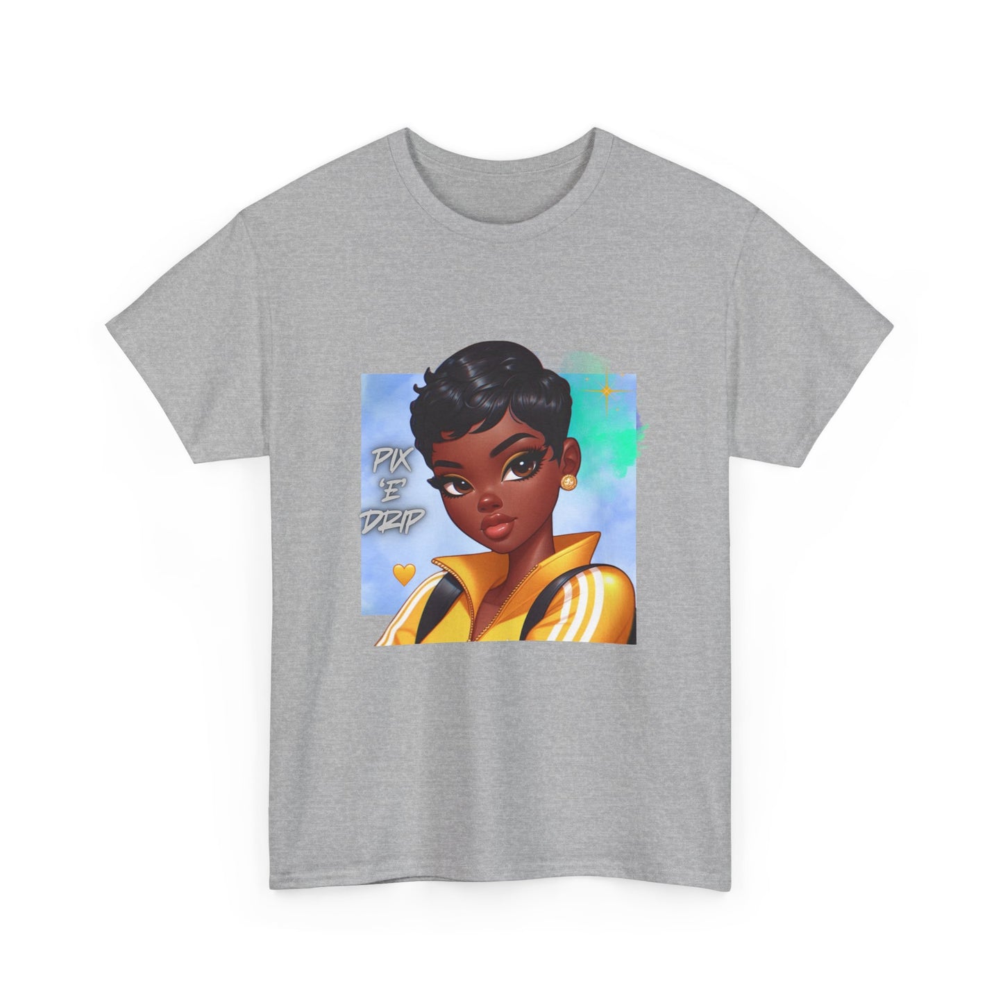 Pix ‘E’ Drip Unisex Heavy Cotton Tee