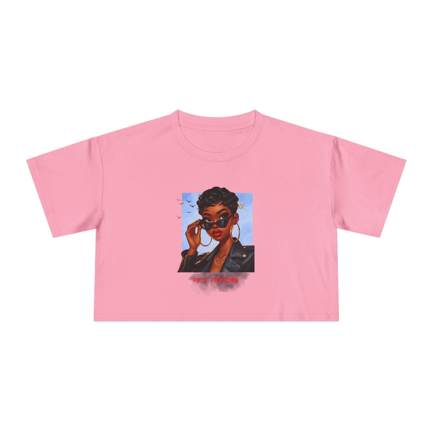 Pix 'E’ Perfection Unisex Crop Tee