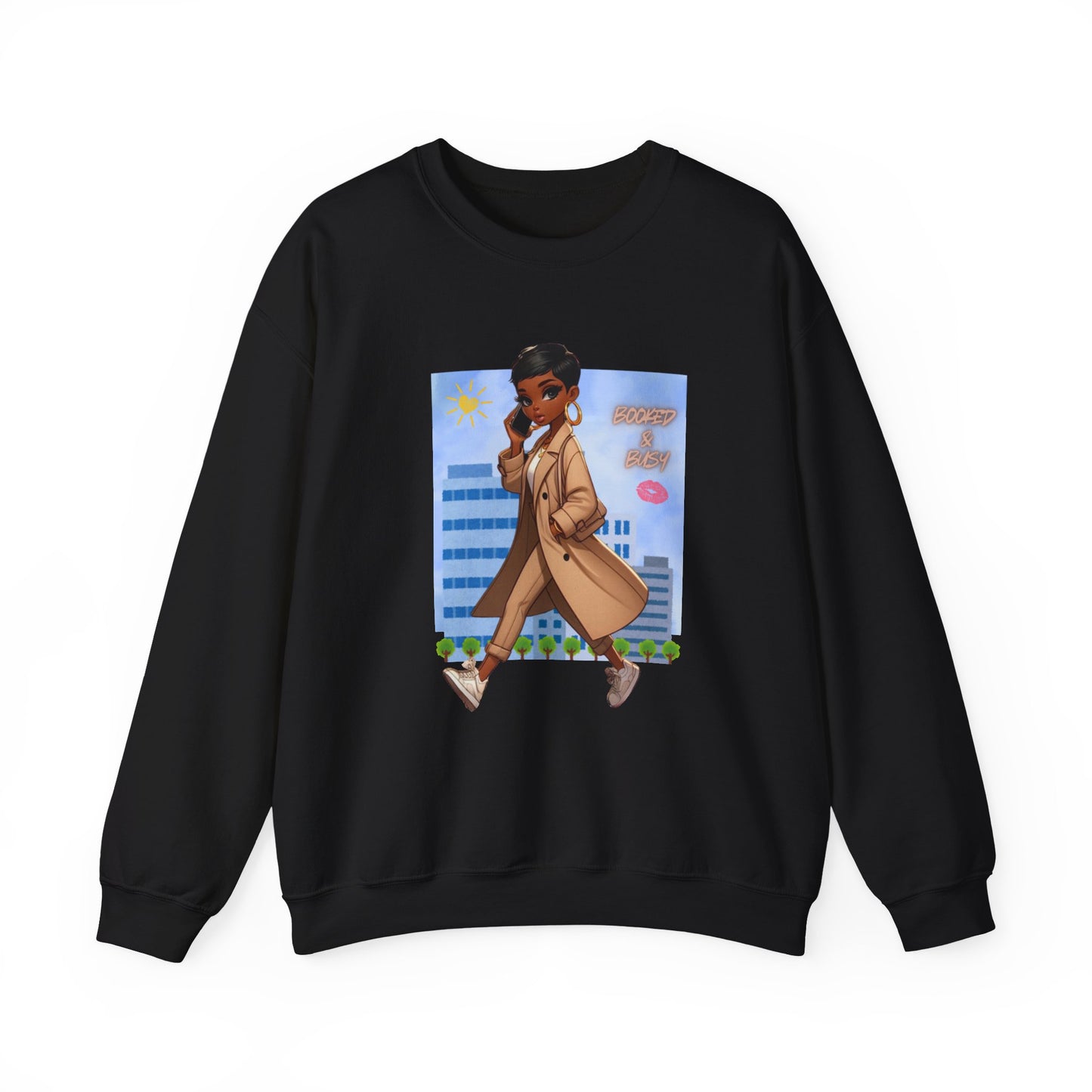 Booked & Busy Unisex Heavy Blend™ Crewneck Sweatshirt