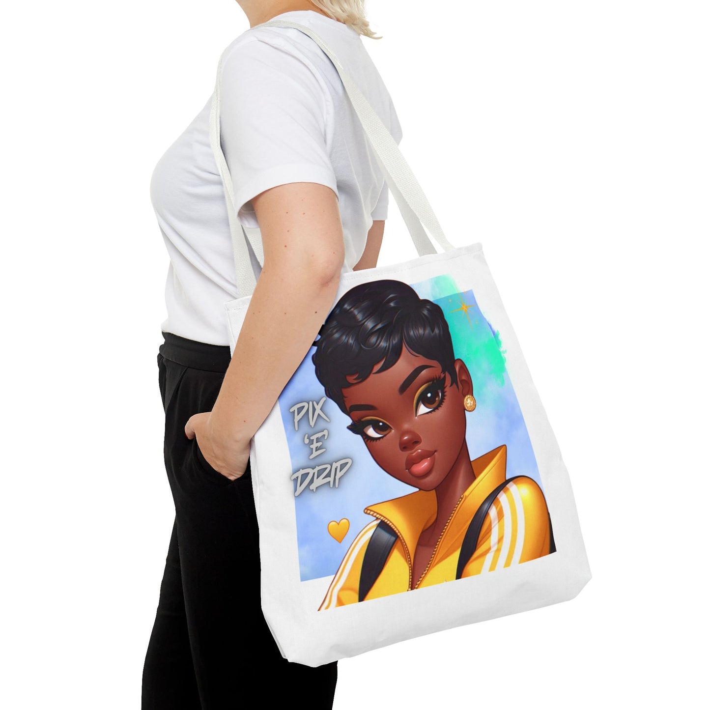 Pix ‘E’ Drip Unisex Tote Bag
