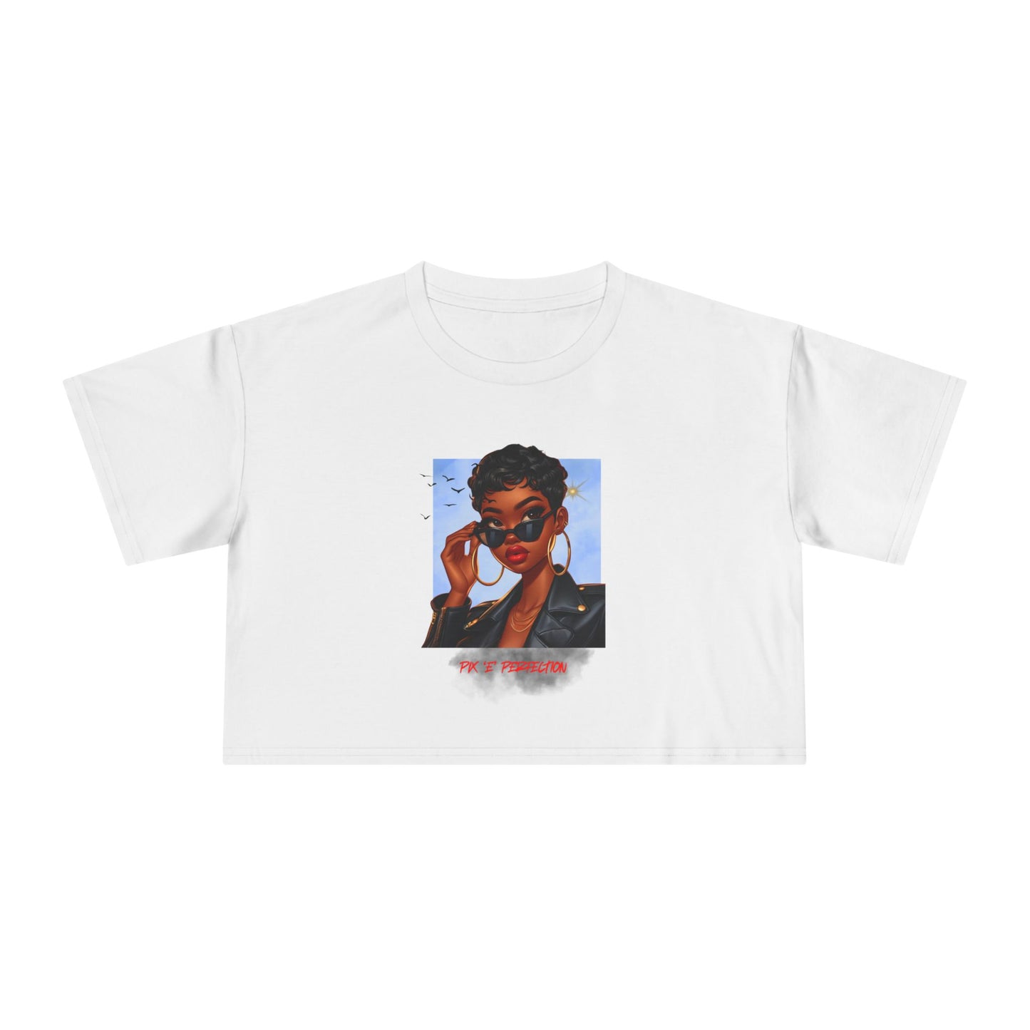 Pix 'E’ Perfection Unisex Crop Tee