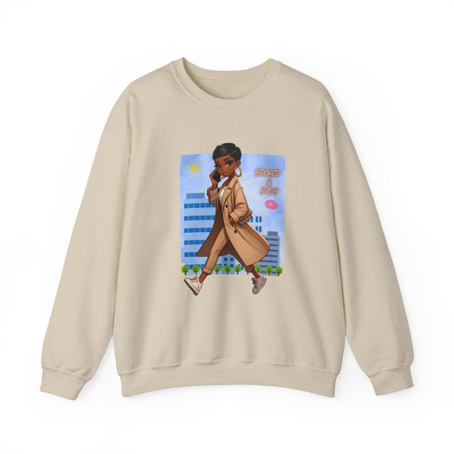 Booked & Busy Unisex Heavy Blend™ Crewneck Sweatshirt