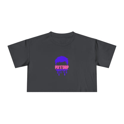 Pix ‘E’ Drip Unisex Crop Tee
