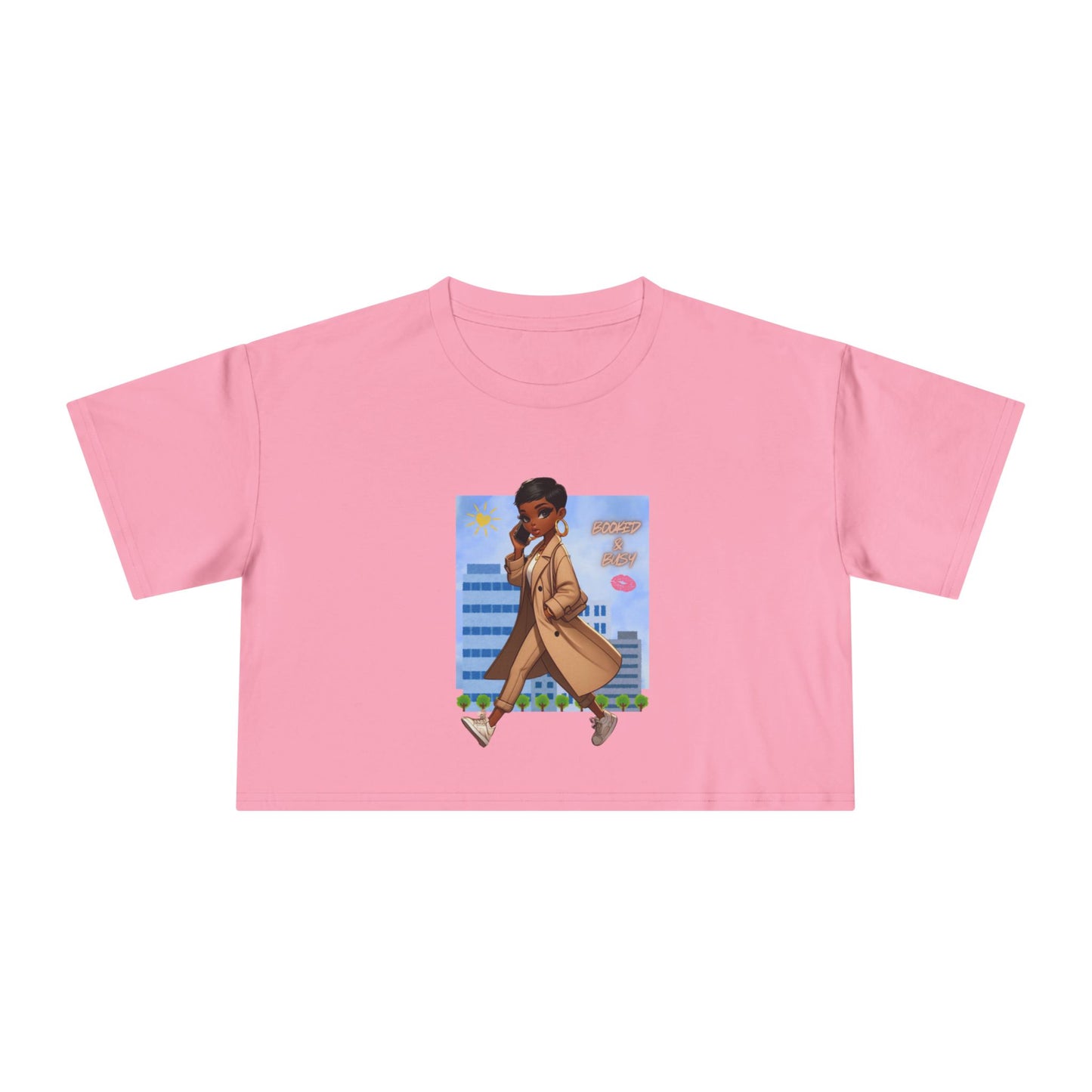 Booked & Busy Unisex Crop Tee