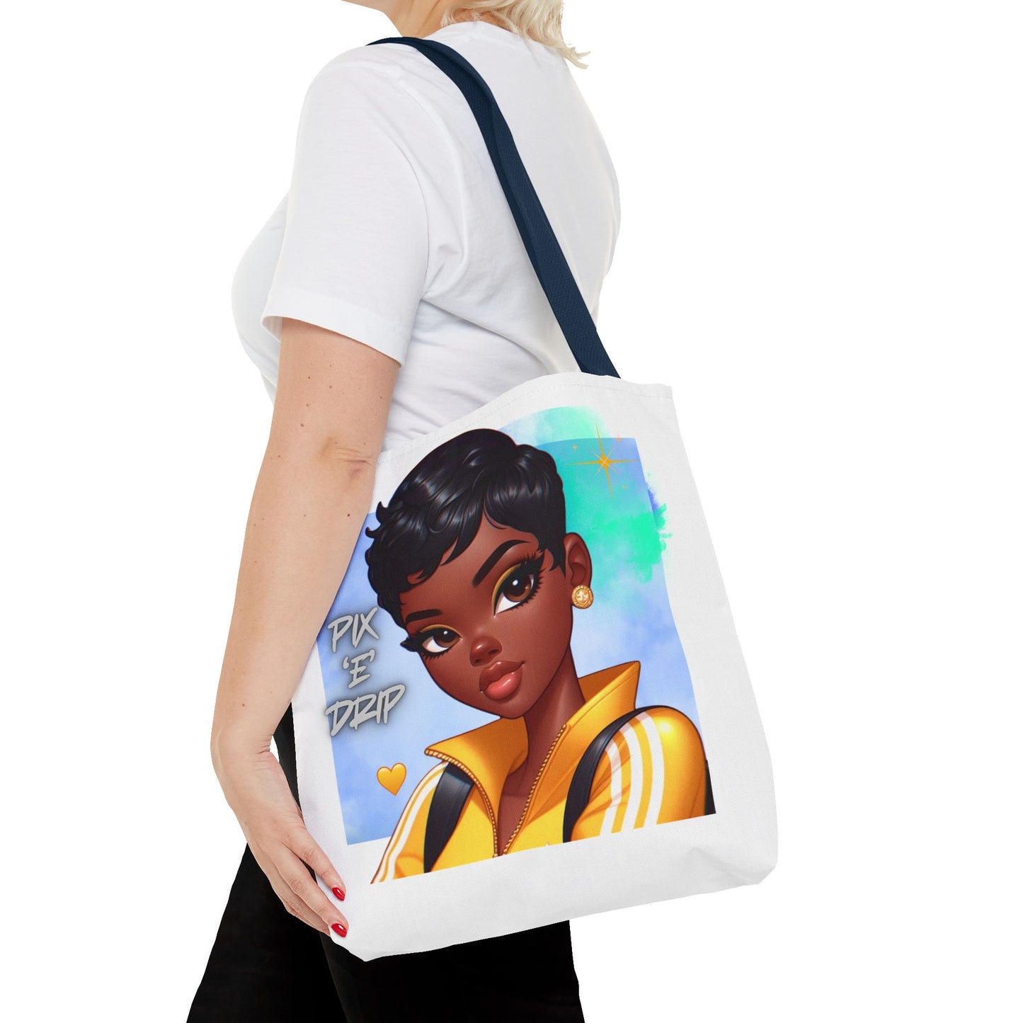 Pix ‘E’ Drip Unisex Tote Bag