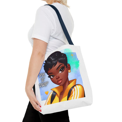 Pix ‘E’ Drip Unisex Tote Bag