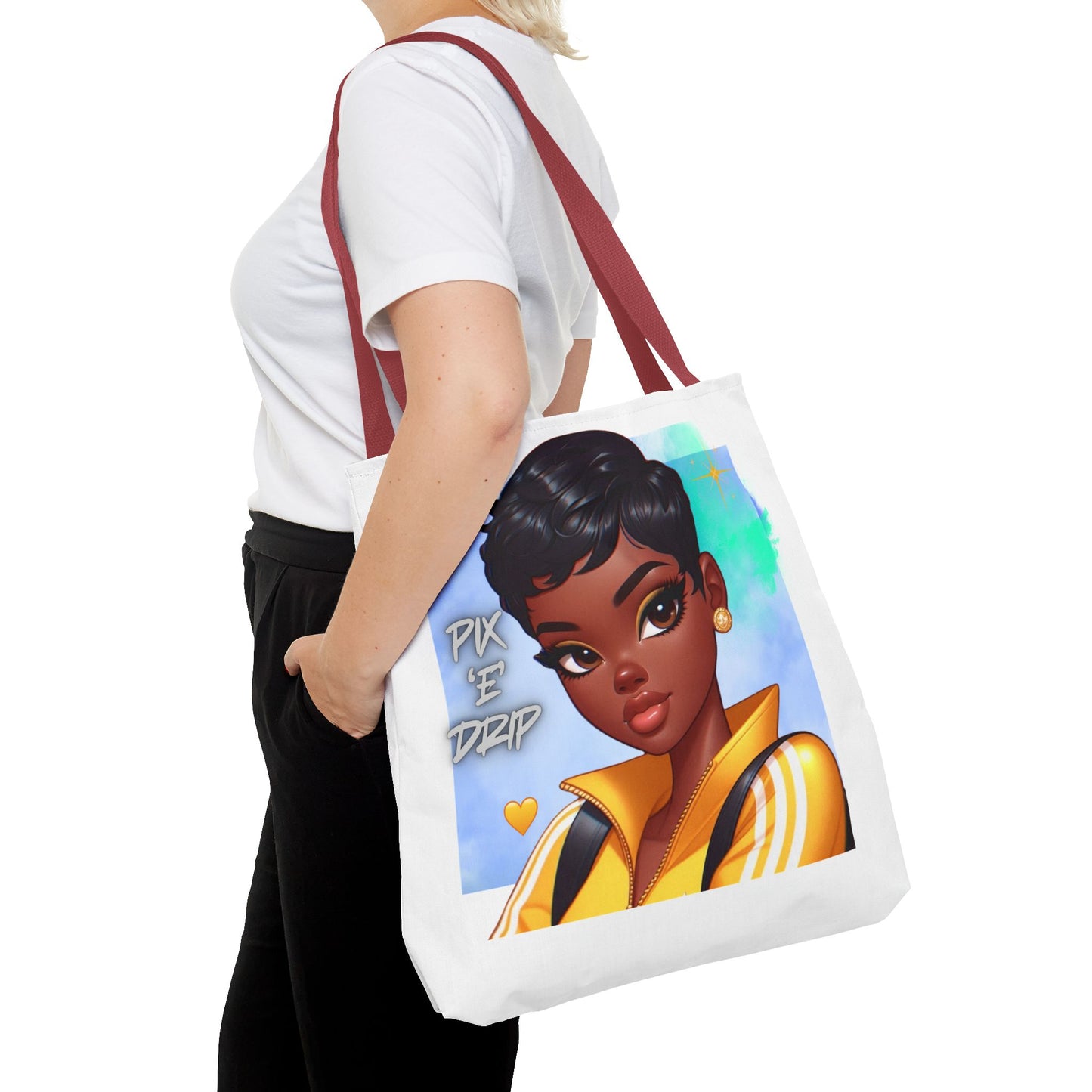 Pix ‘E’ Drip Unisex Tote Bag