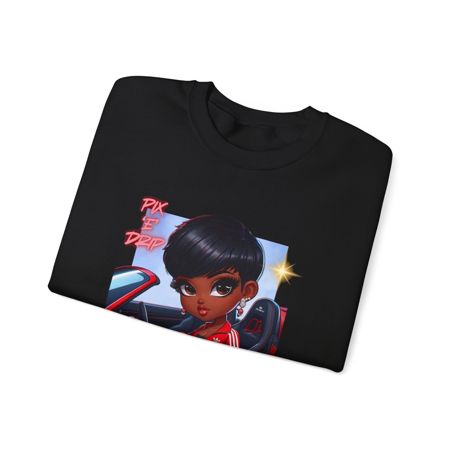 Pix ‘E’ Drip Unisex Heavy Blend™ Crewneck Sweatshirt