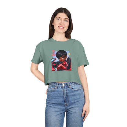 Pix ‘E’ Drip Unisex Crop Tee