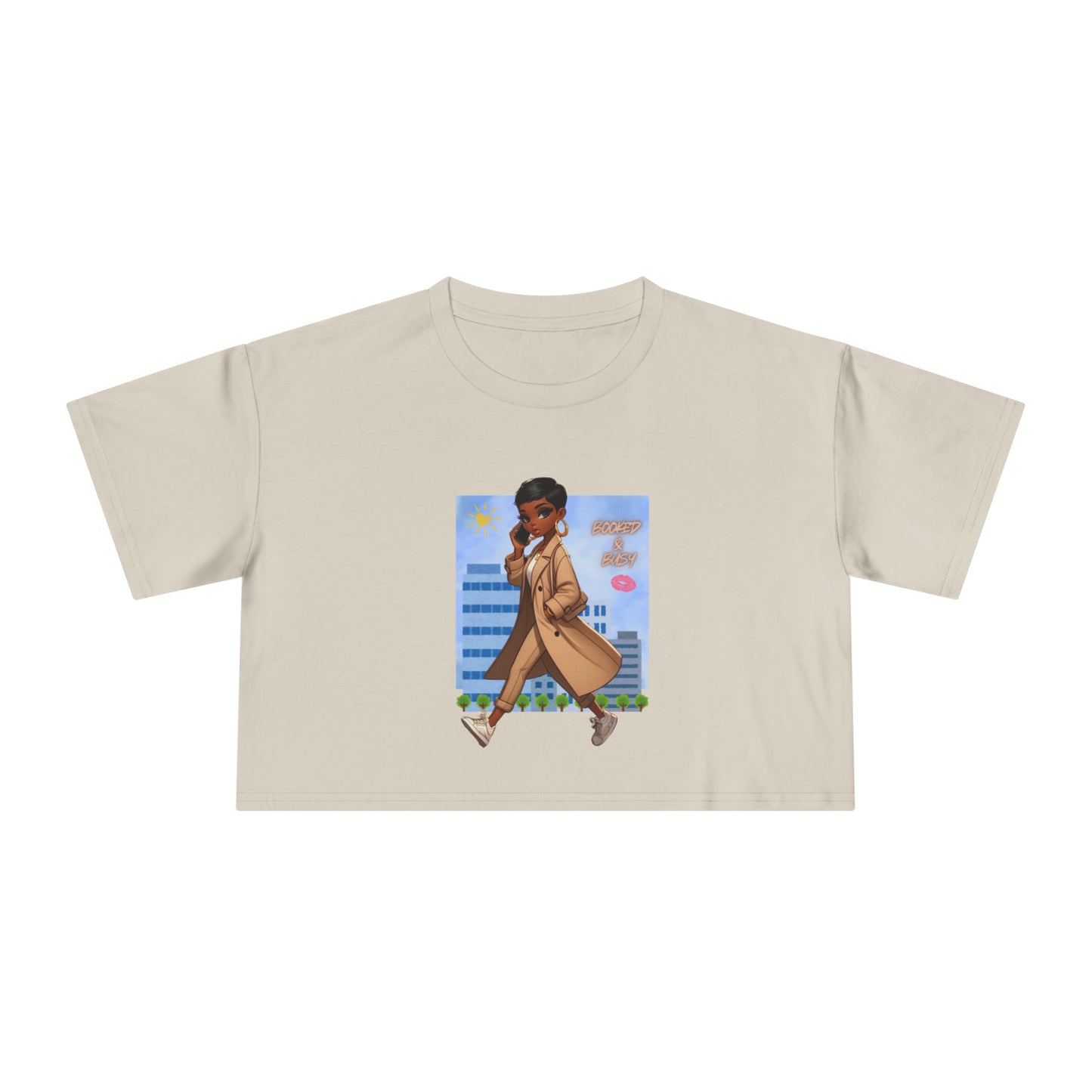 Booked & Busy Unisex Crop Tee