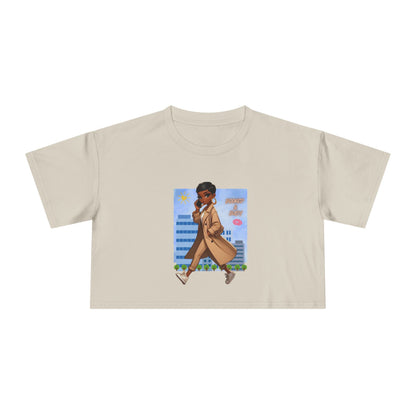 Booked & Busy Unisex Crop Tee