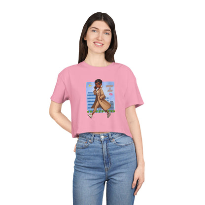 Booked & Busy Unisex Crop Tee