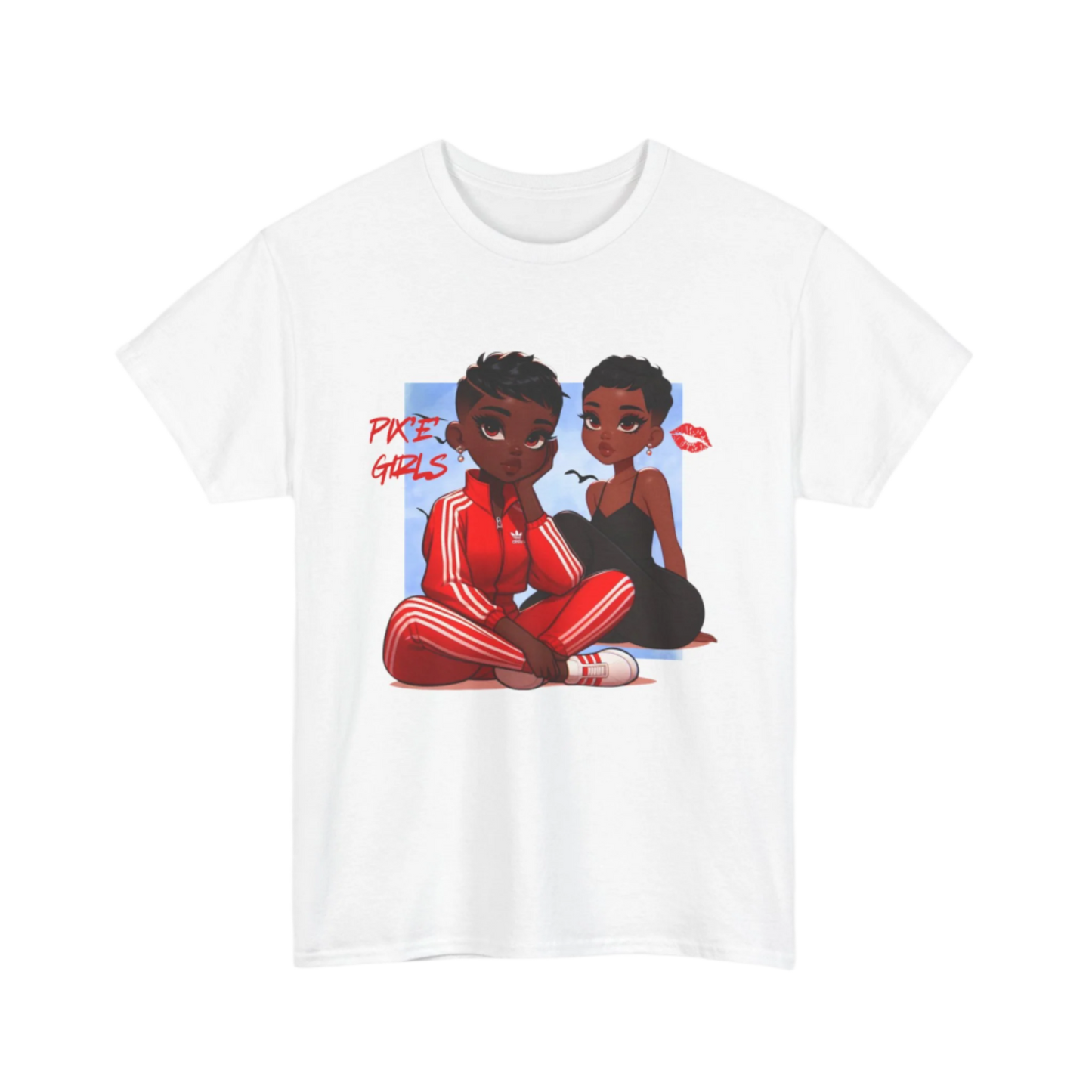 Pix ‘E’ Girls Unisex Heavy Cotton Tee