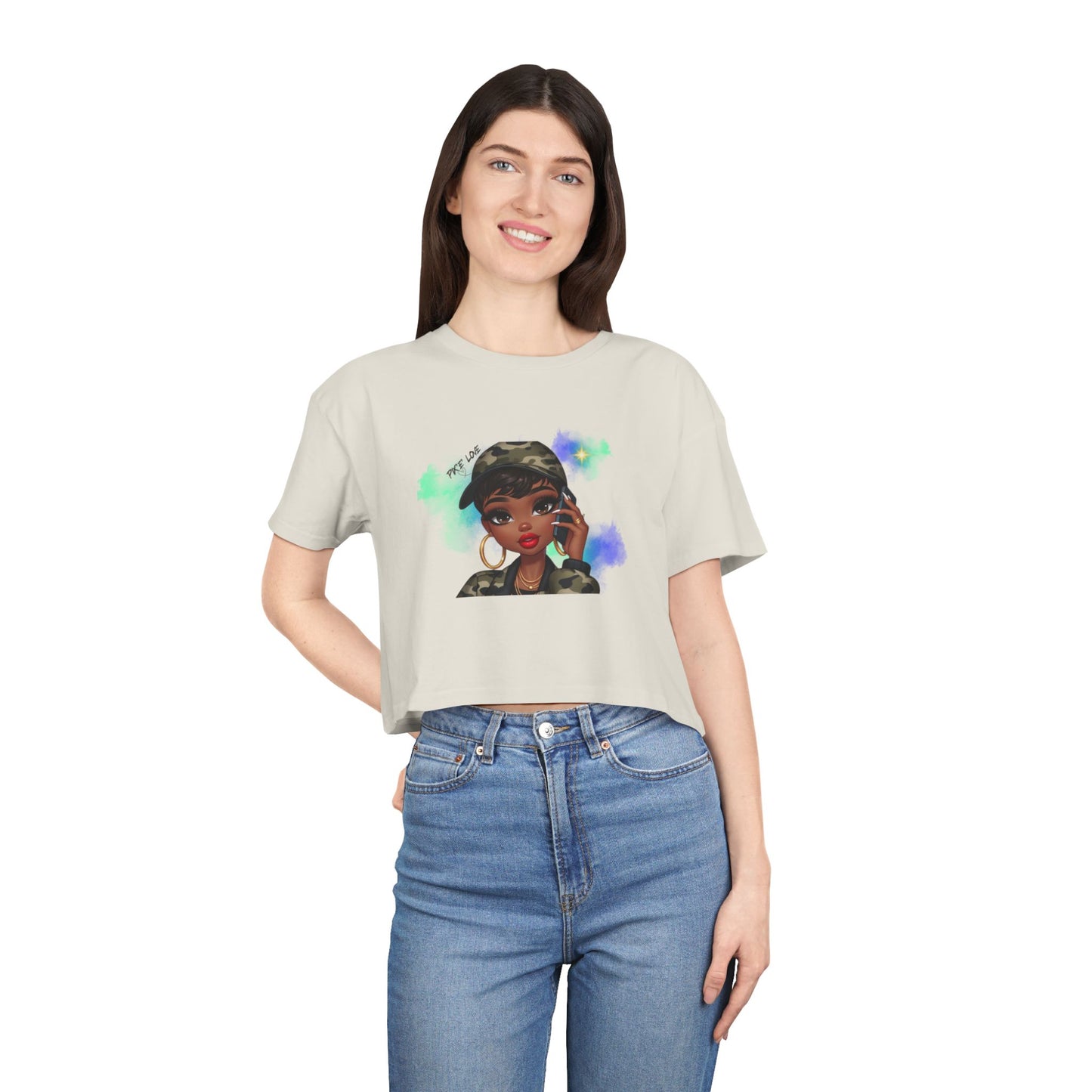 Pix ‘E’ Love Unisex Crop Tee