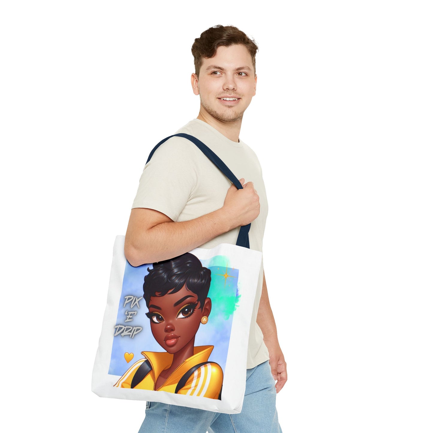 Pix ‘E’ Drip Unisex Tote Bag