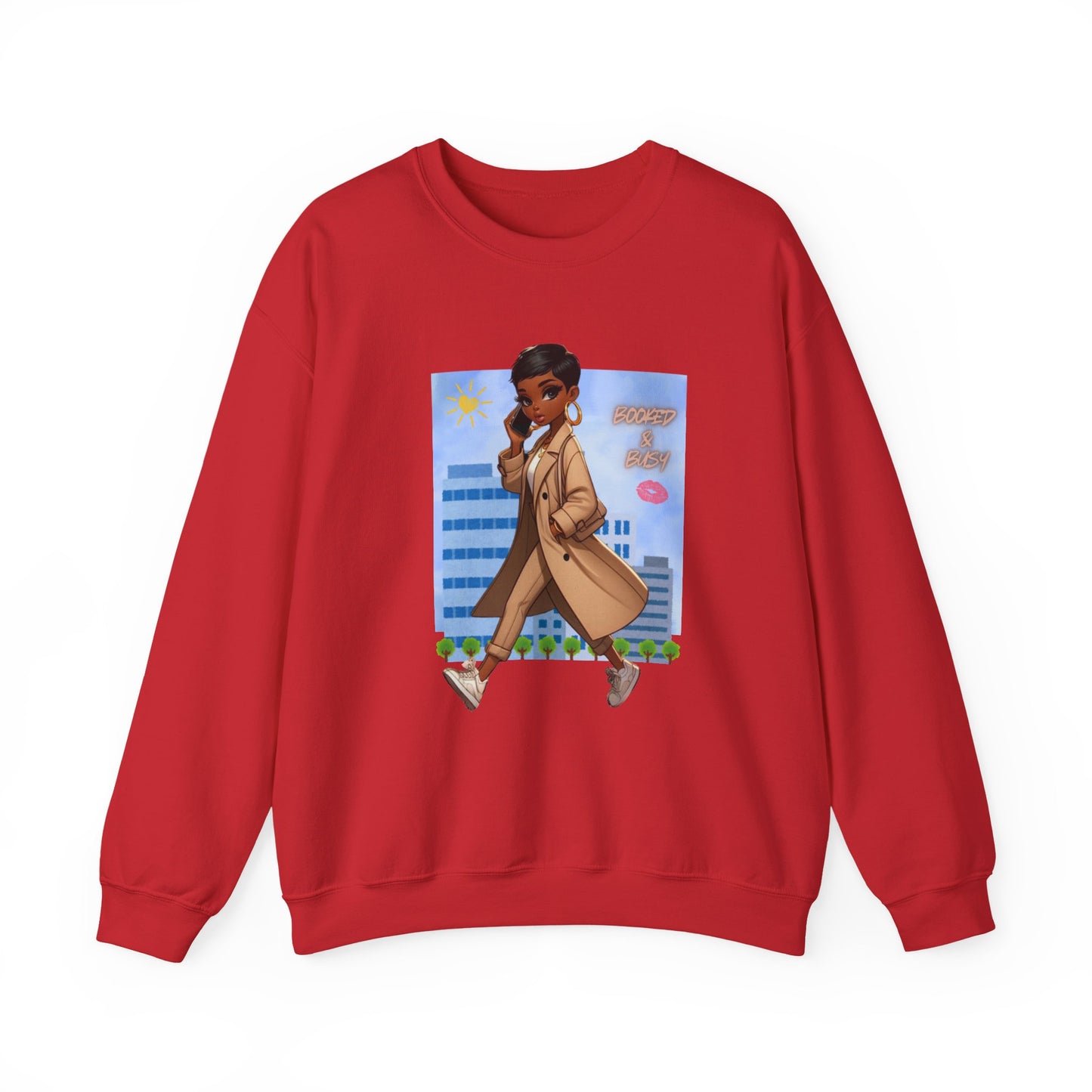 Booked & Busy Unisex Heavy Blend™ Crewneck Sweatshirt