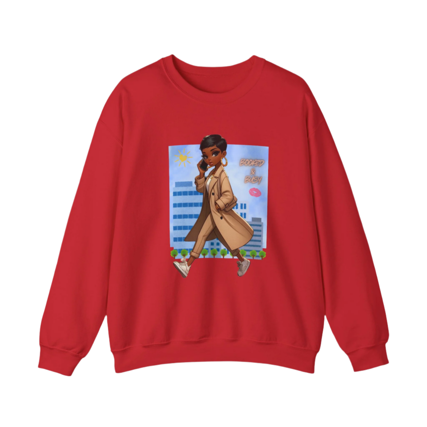 Booked & Busy Unisex Heavy Blend™ Crewneck Sweatshirt