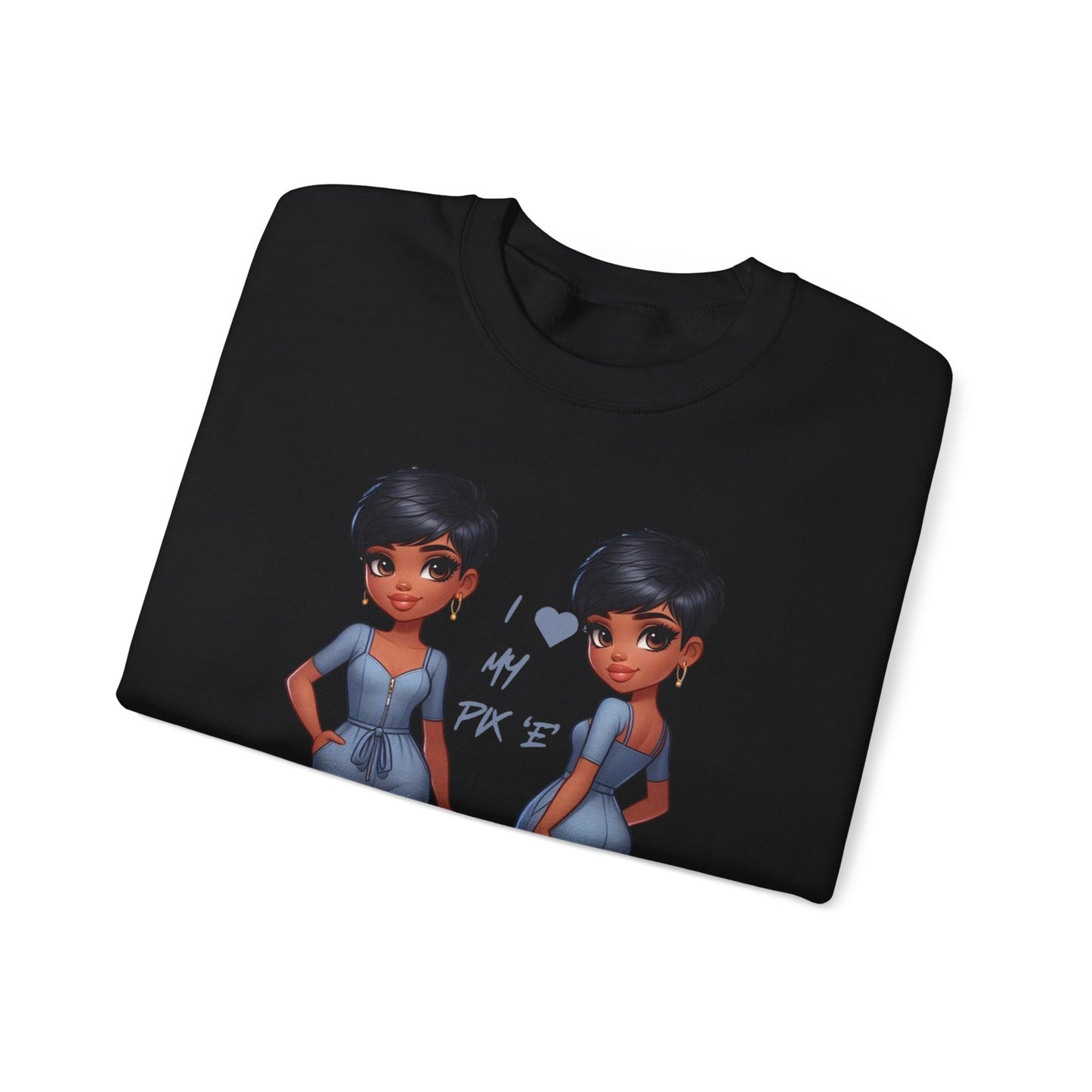 I Love My Pix 'E’ Unisex Heavy Blend™ Crewneck Sweatshirt